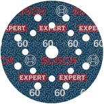 Bosch EXPERT O780 125mm G60 foil sanding disc.