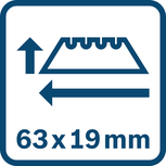 Blade size 63x19mm.
