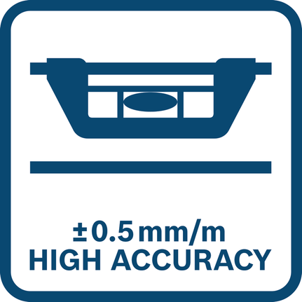 High accuracy 0.5mm.