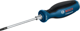Bosch SL4.5x100 chrome vanadium slotted screwdriver.