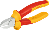 Bosch VDE Diagonal Side Cutters 160 mm with insulated handles.