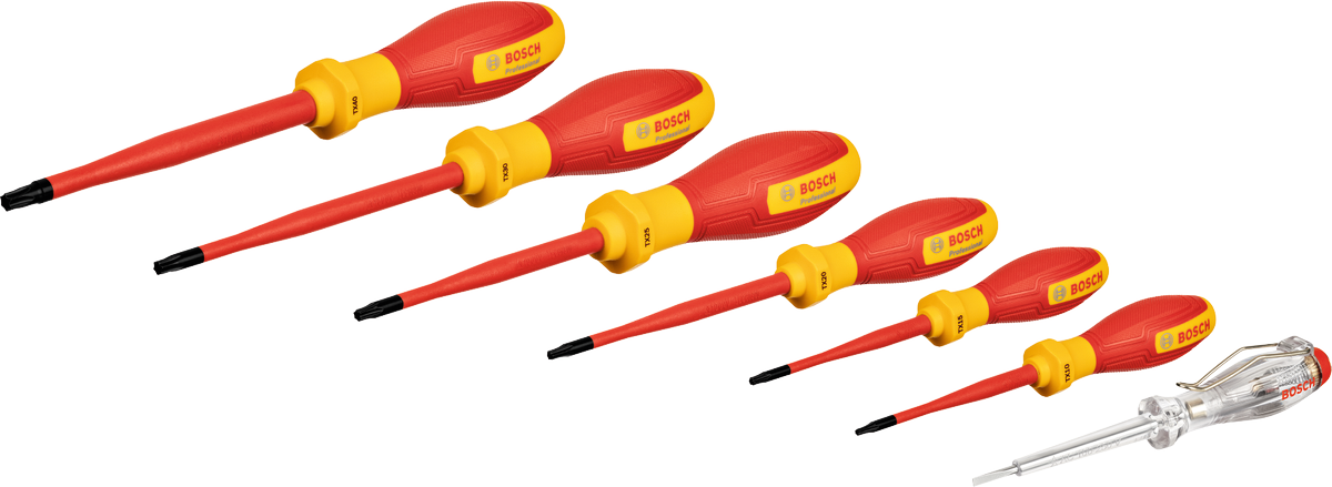 VDE Screwdriver Set, TX 7 pcs Professional 