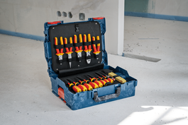 Bosch Electrician Case Mixed Set, 37 pcs for professionals.