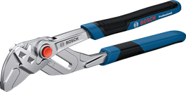 Bosch Sanitary Pliers Wrench 250 mm with ergonomic handle.