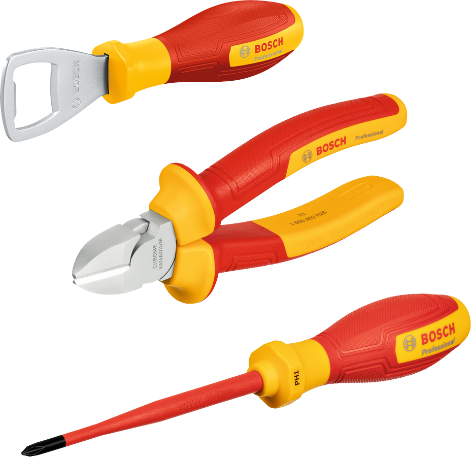 Bosch Hand Tool Mini Set L-Boxx 3 pcs insulated tools.