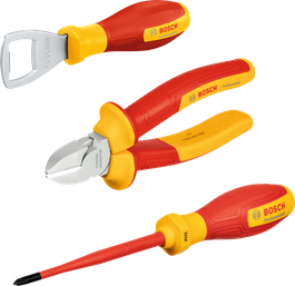 Bosch Hand Tool Mini Set L-Boxx 3 pcs insulated tools.