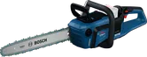 Bosch GKE 18V-40 chainsaw with 8Ah battery.