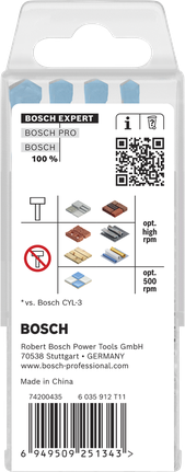 Bosch EXPERT HEX-9 Multi Construction Drill Bit Set 5 pcs.