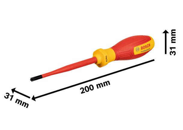 Bosch VDE screwdriver SL/PH1x100 with insulated handle.