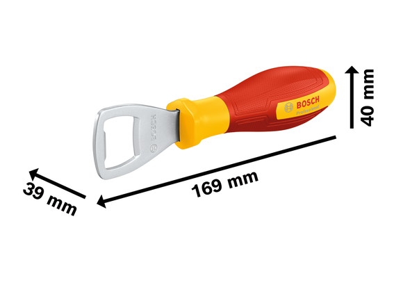 Bottle Opener Yellow/Red Professional
