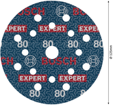 Bosch EXPERT O780 Foil Sanding Disc 125 mm G80.