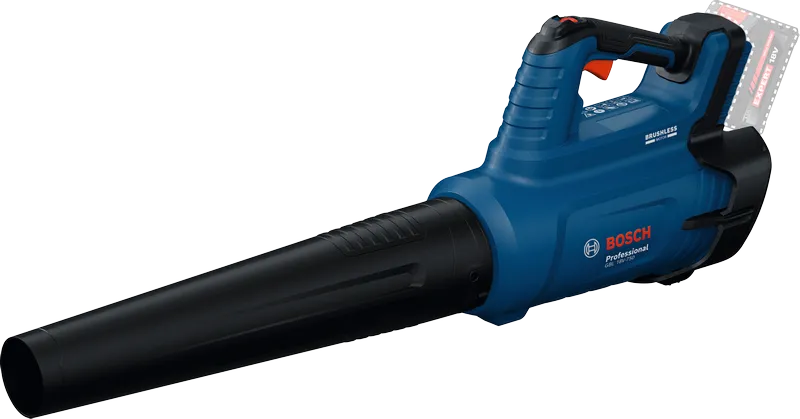 Bosch GBL 18V-750 cordless leaf blower.