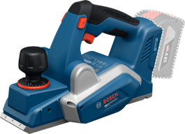 Bosch GHO18V-20 cordless planer with adjustment knob.