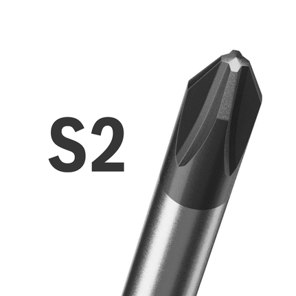 Phillips screwdriver S2.