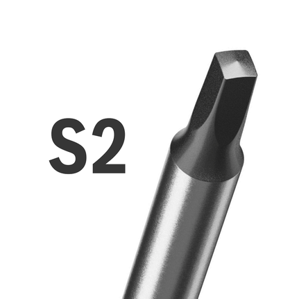 Square screwdriver bit.