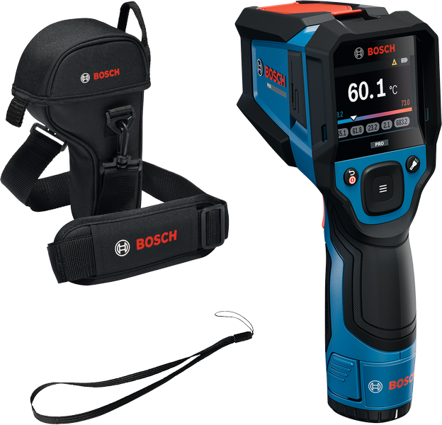 Bosch GIS 800 thermal detector with carrying case.