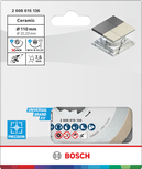 Bosch ceramic cutting disc 110 mm for X-Lock grinders.