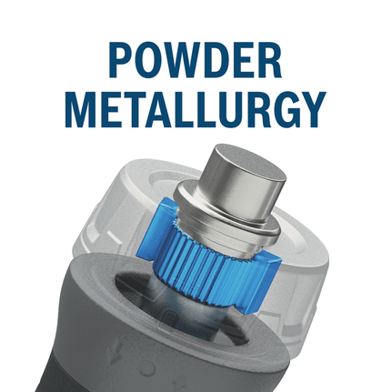 Powder metallurgy.