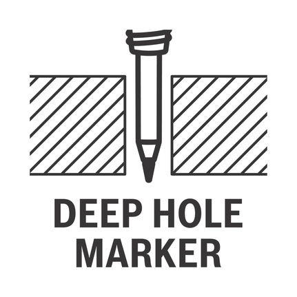 Deep hole marker.