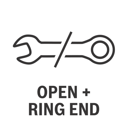 Open ring spanner.