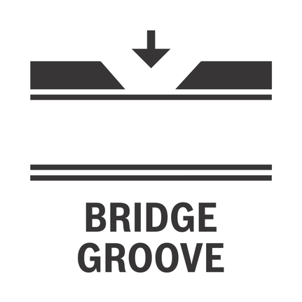Bridge groove.