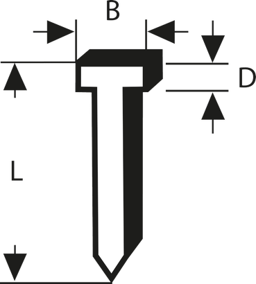 Bosch Nail type 48 schematic with labeled dimensions.