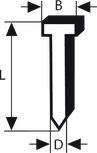 Bosch PRO BN18 Brad Nail 45mm diagram.