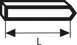 Bosch pin type 41, 14 mm length accessory.