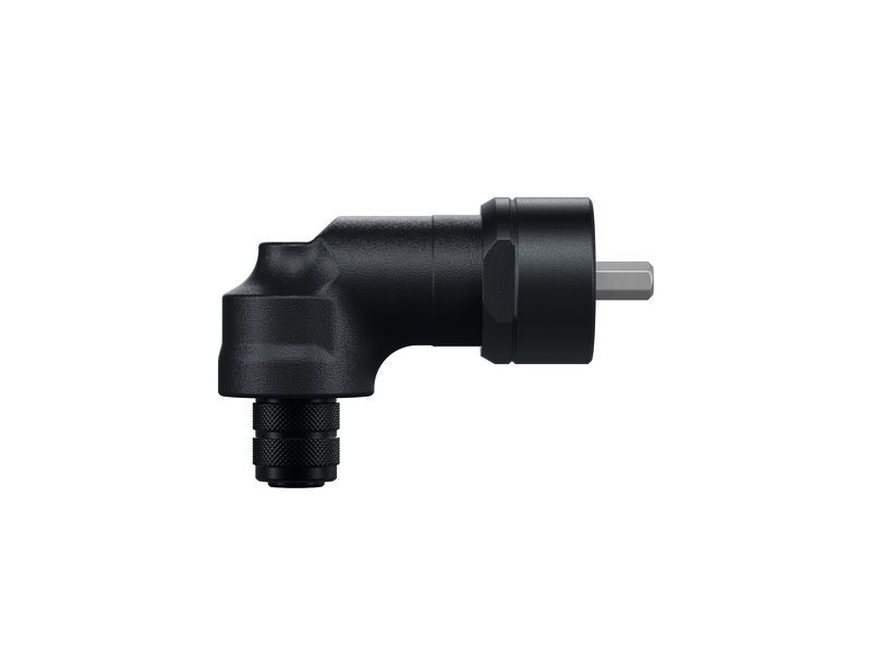 Bosch angle head 18V 1/4 inch quick change attachment.