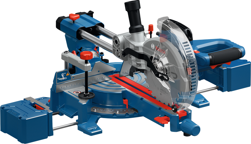 Bosch GCM305-216S mitre saw with sliding function.