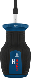 Bosch PRO Stubby Screwdriver TX20 with ergonomic handle.