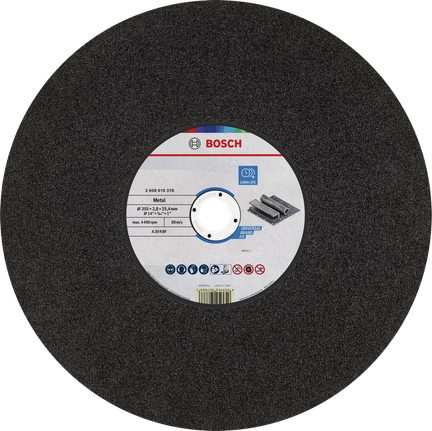Bosch metal cutting disc 355 x 2.8 x 25.4 mm.