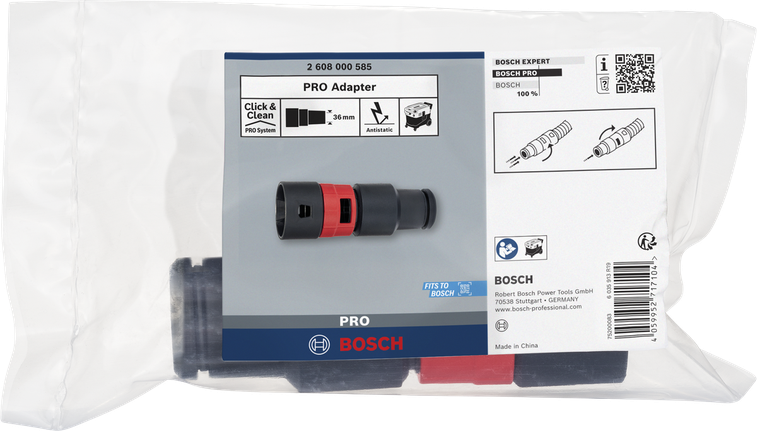 Bosch PRO Adapter 36 mm for vacuum and dust extraction.