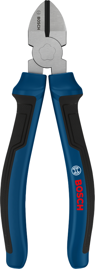 Bosch diagonal side cutters 160 mm with multi-component handles.
