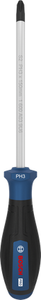 Bosch PRO Screwdriver PH3 x 150 mm with ergonomic handle.