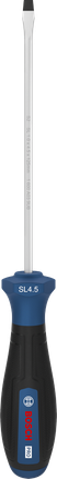 Bosch PRO Screwdriver SL 1.0 x 4.5 with ergonomic handle.