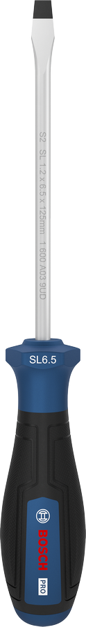 Bosch PRO SL 1.2 x 6.5 x 125 mm screwdriver.