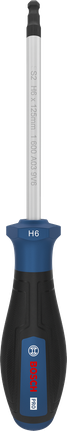 Bosch PRO Screwdriver H6 x 125 mm with ergonomic handle.