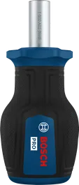 Bosch PRO Stubby Bit Screwdriver with ergonomic handle.