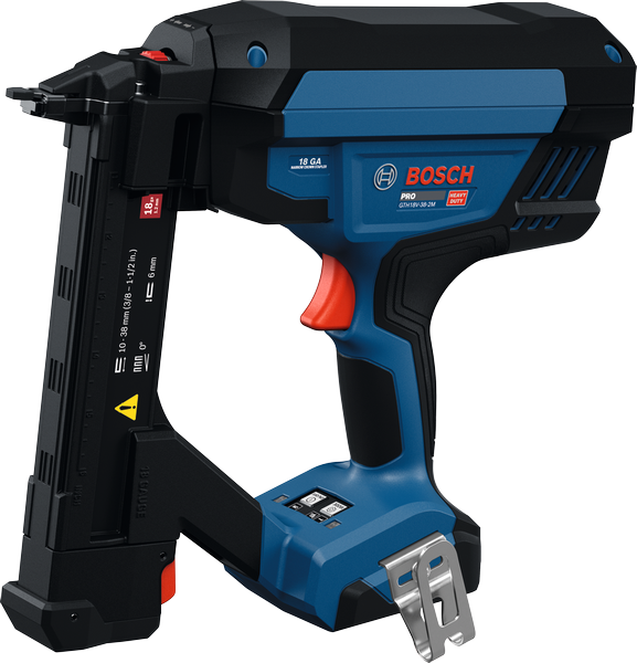 Bosch GTH18V-38-2M cordless narrow crown stapler.