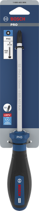 Bosch PRO Screwdriver PH3 x 150 mm with ergonomic handle.