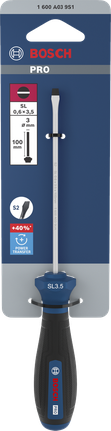 Bosch PRO Screwdriver SL 0.6 x 3.5 with S2 steel blade.