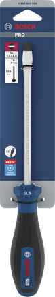 Bosch PRO Screwdriver SL 1.6 x 8 150 mm with ergonomic handle.