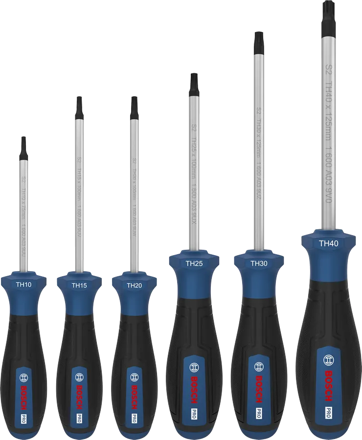 PRO Screwdriver Torx Security Set, 6 pcs