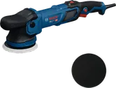 Bosch GPX9-125S random orbit polisher with pad.