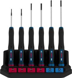Bosch PRO Precision Screwdriver Set PH/SL with anti roll-off.
