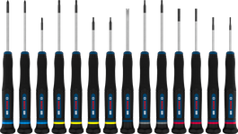 Bosch PRO Precision Screwdriver Set 14 pcs with S2 shafts.