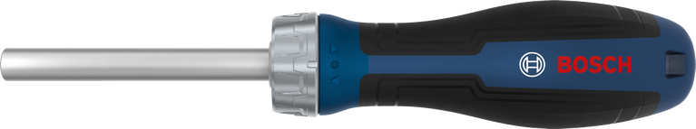Bosch Bit Ratchet Screwdriver with ergonomic handle.