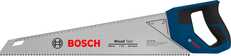 Bosch handsaw 500 mm 7 TPI for wood cutting.