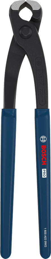 Bosch PRO Concreters Nippers 225 mm with dipped handles.